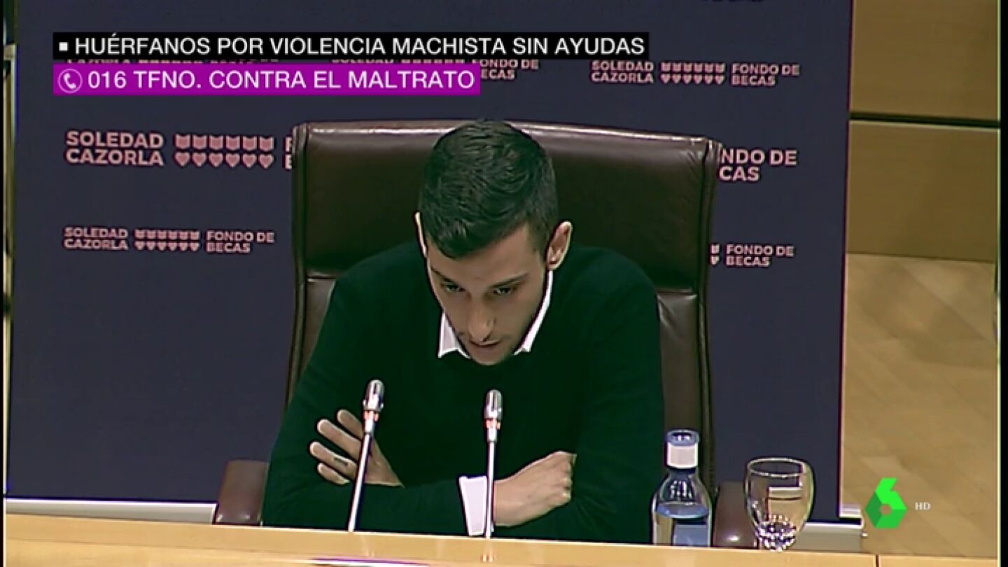 Josua, hu&eacute;rfano por la violencia machista