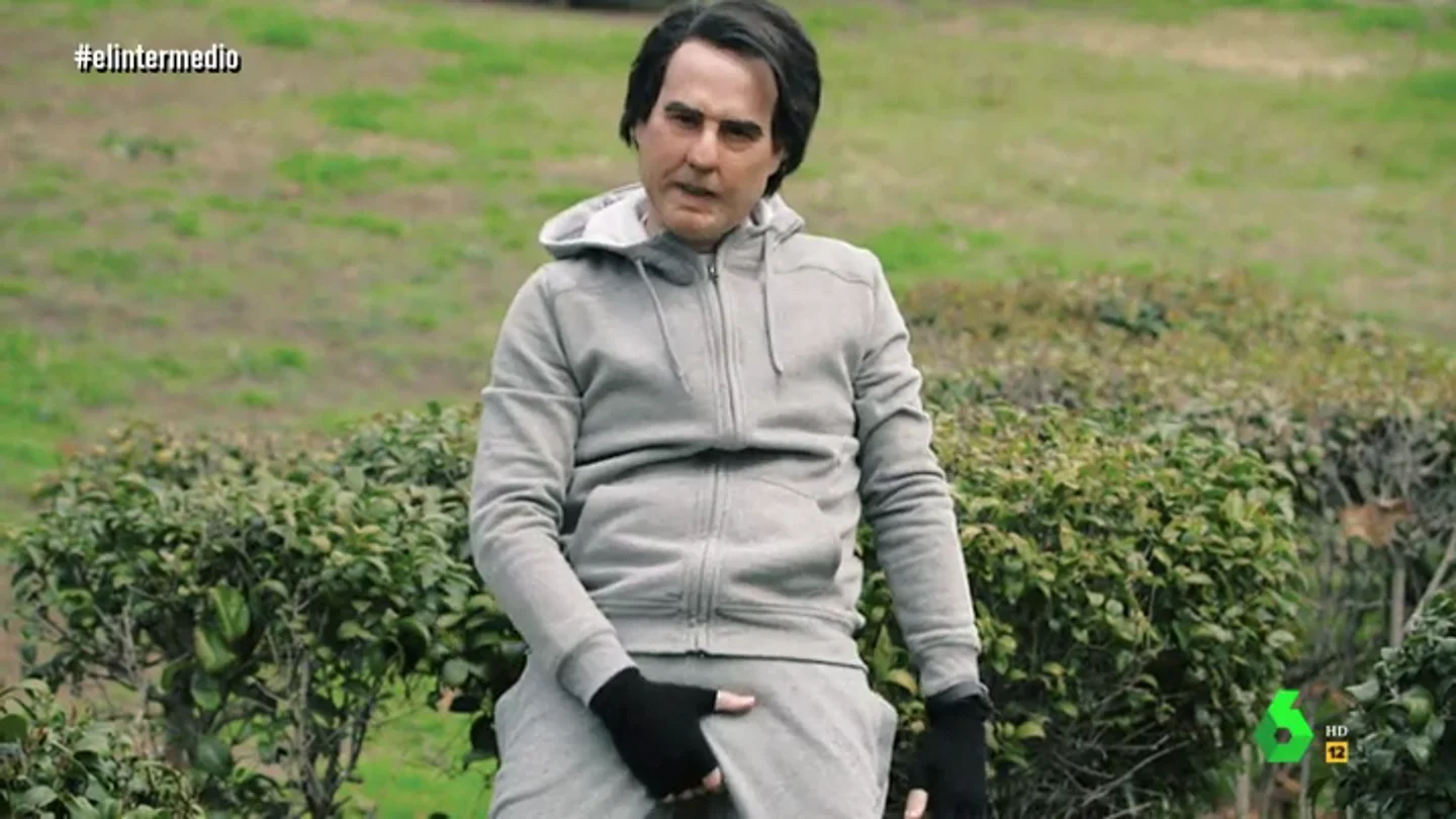 Joaquín Reyes es José María Aznar Joaquín Reyes es José María Aznar