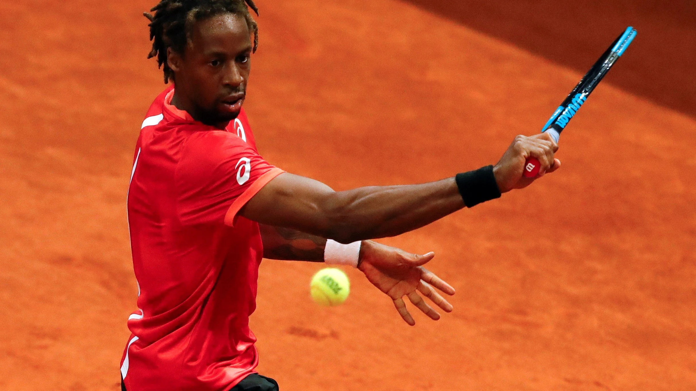 Gael Monfils, en acción 