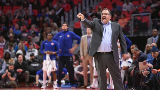 Stan Van Gundy, en un partido de los Detroit Pistons Stan Van Gundy, en un partido de los Detroit Pistons