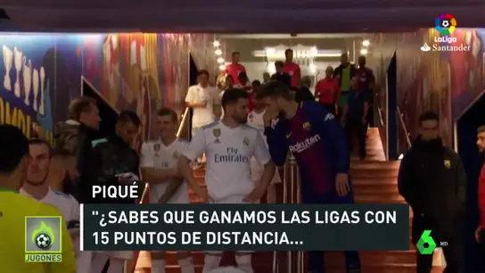 Piqué y Nacho, en el descanso del Clásico Piqué y Nacho, en el descanso del Clásico