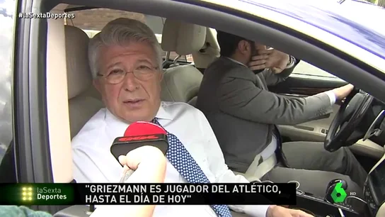 Cerezo: "Que yo sepa, hasta el día de hoy, Griezmann es jugador del Atlético de Madrid" Cerezo: "Que yo sepa, hasta el día de hoy, Griezmann es jugador del Atlético de Madrid"