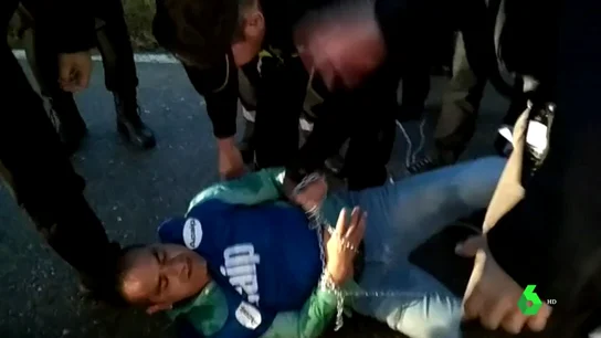 Protestas de varios funcionarios de prisiones en Huelva Protestas de varios funcionarios de prisiones en Huelva