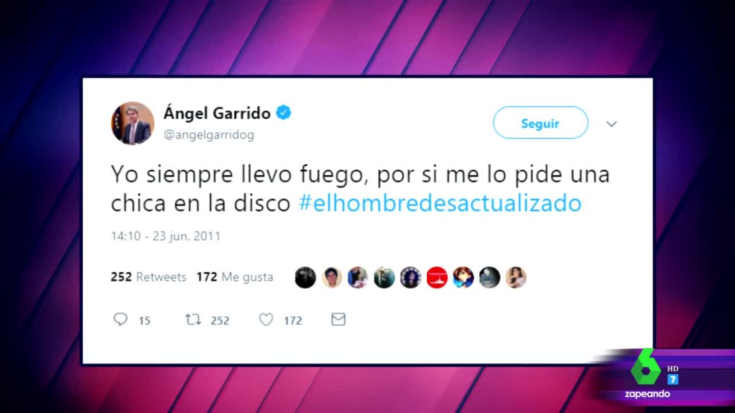 Los tuits m&aacute;s "canallas" de &Aacute;ngel Garrido