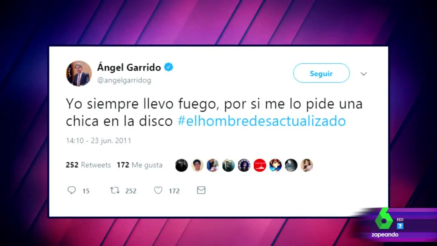 Los tuits más "canallas" de Ángel Garrido Los tuits más "canallas" de Ángel Garrido