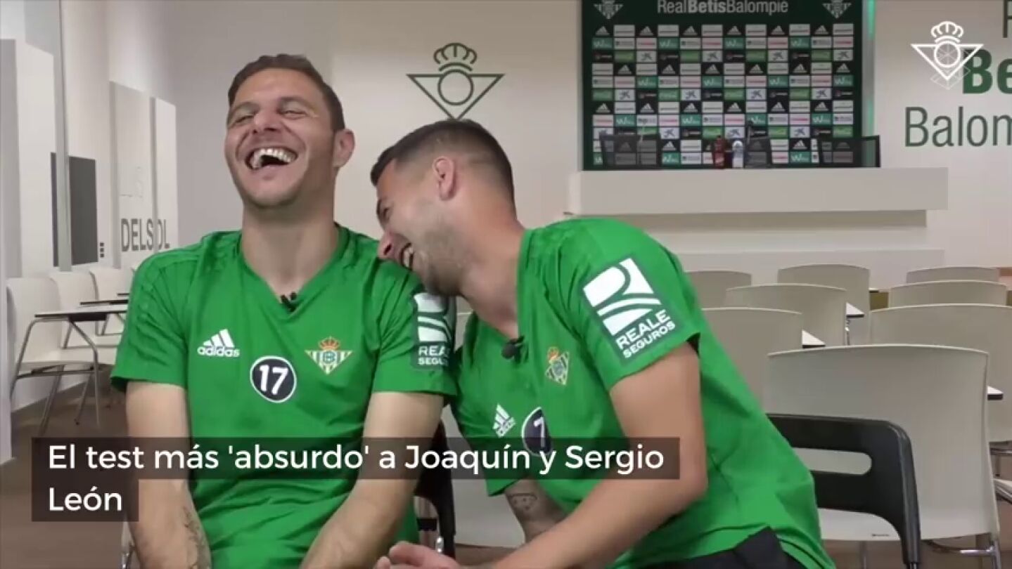 El test m&aacute;s absurdo del Betis a Joaqu&iacute;n: "&iquest;Qu&eacute; hace un gorri&oacute;n con 350 kilos en la rama de un &aacute;rbol?"