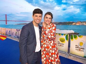 Alfred y Amaia en la "alfombra azul" que dio comienzo a Eurovisión Alfred y Amaia en la "alfombra azul" que dio comienzo a Eurovisión