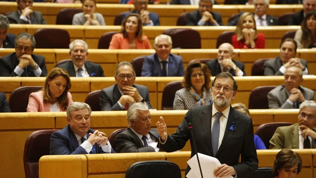 Mariano Rajoy en el Senado