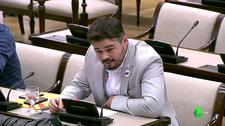 Gabriel Rufián en el Congreso de los Diputados