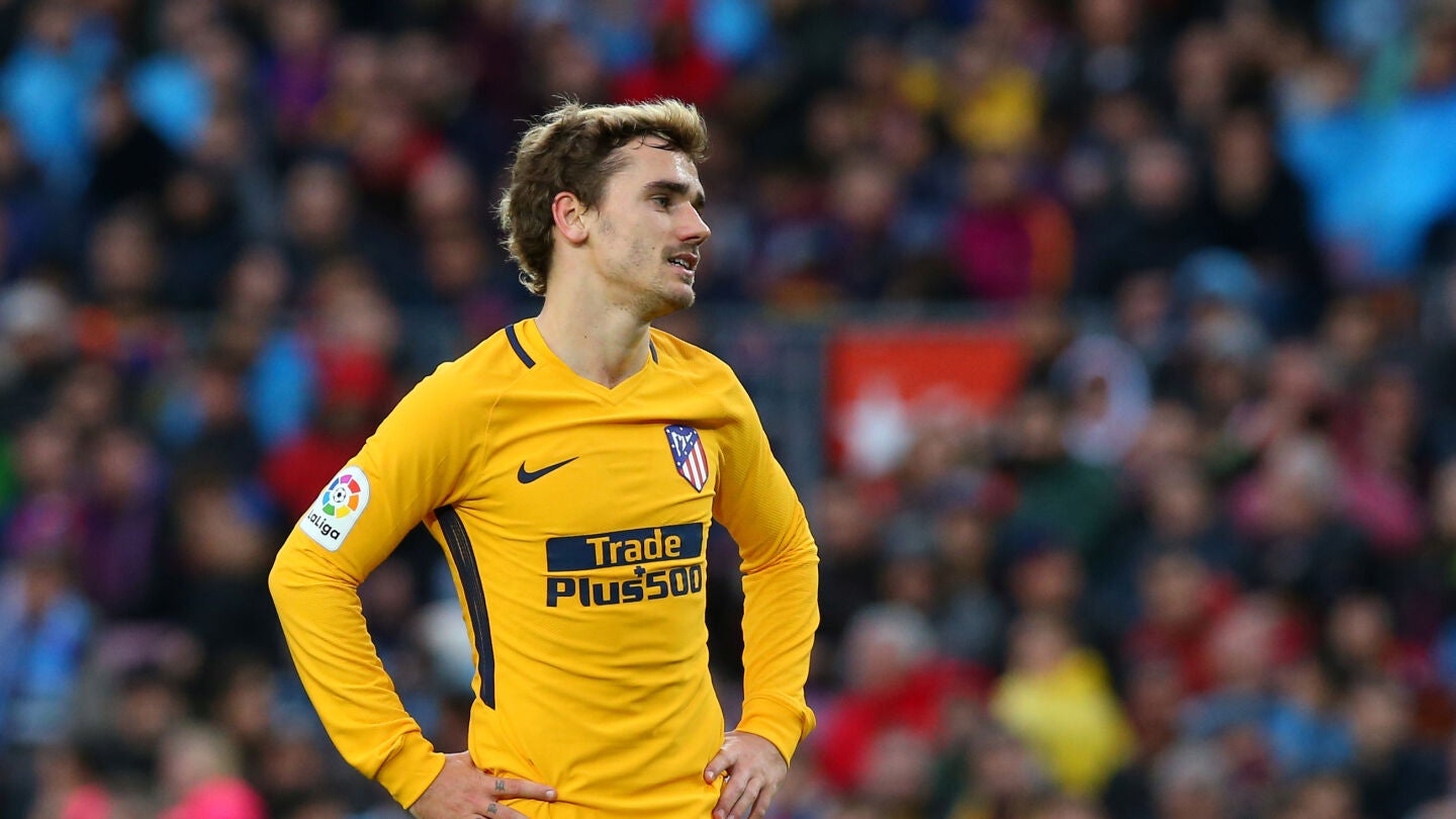 Griezmann, en un partido ante el Barcelona