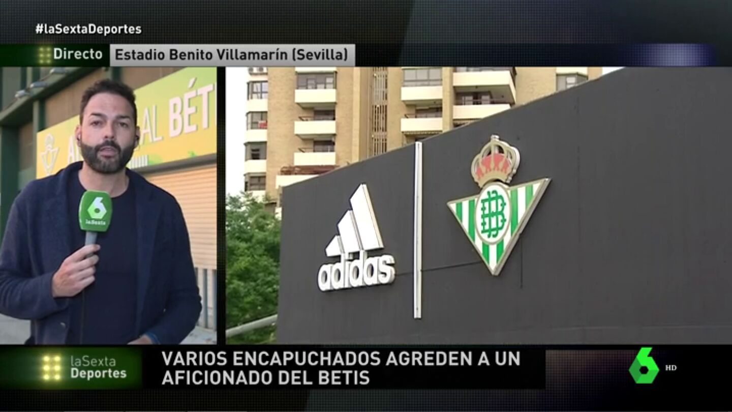 Varios encapuchados agreden a un aficionado del Betis cerca del Villamar&iacute;n