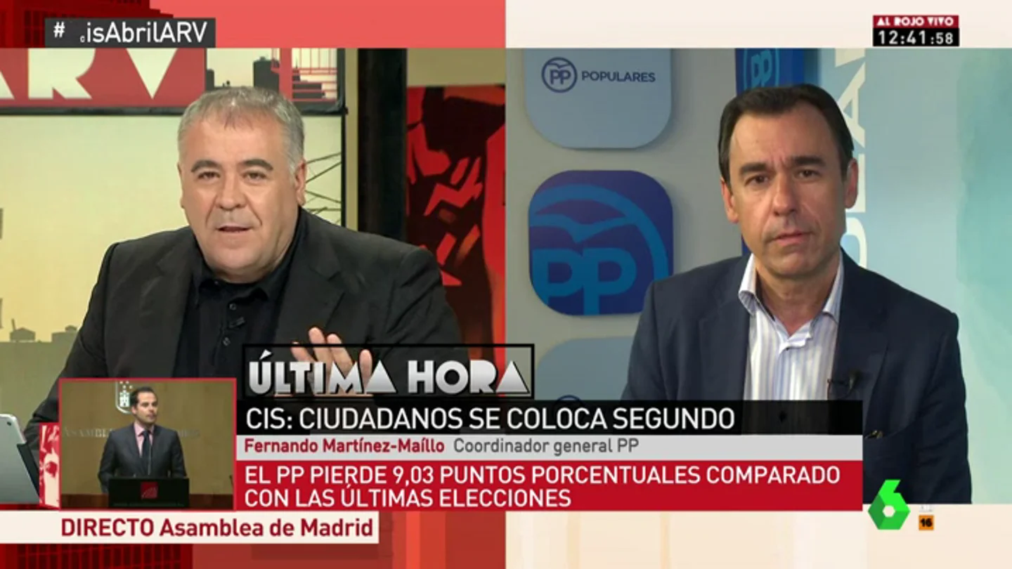 El coordinador general del PP, Fernando Martínez-Maíllo El coordinador general del PP, Fernando Martínez-Maíllo