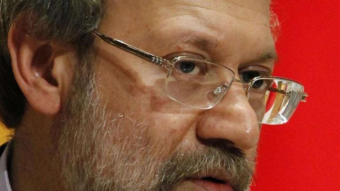 Alí Lariyani, presidente del Parlamento iraní Alí Lariyani, presidente del Parlamento iraní