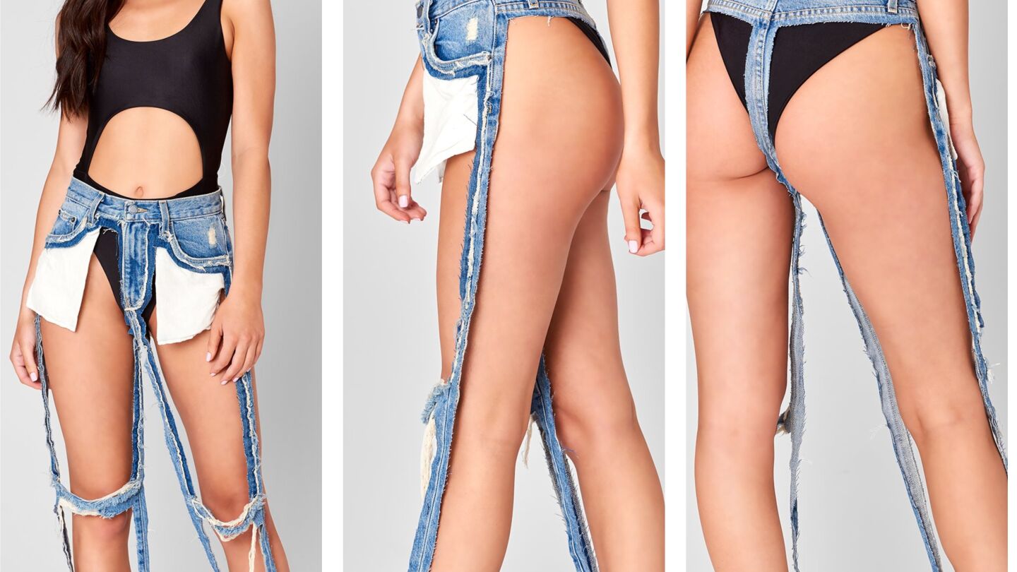 Los "vaqueros tanga", la nueva tendencia de moda