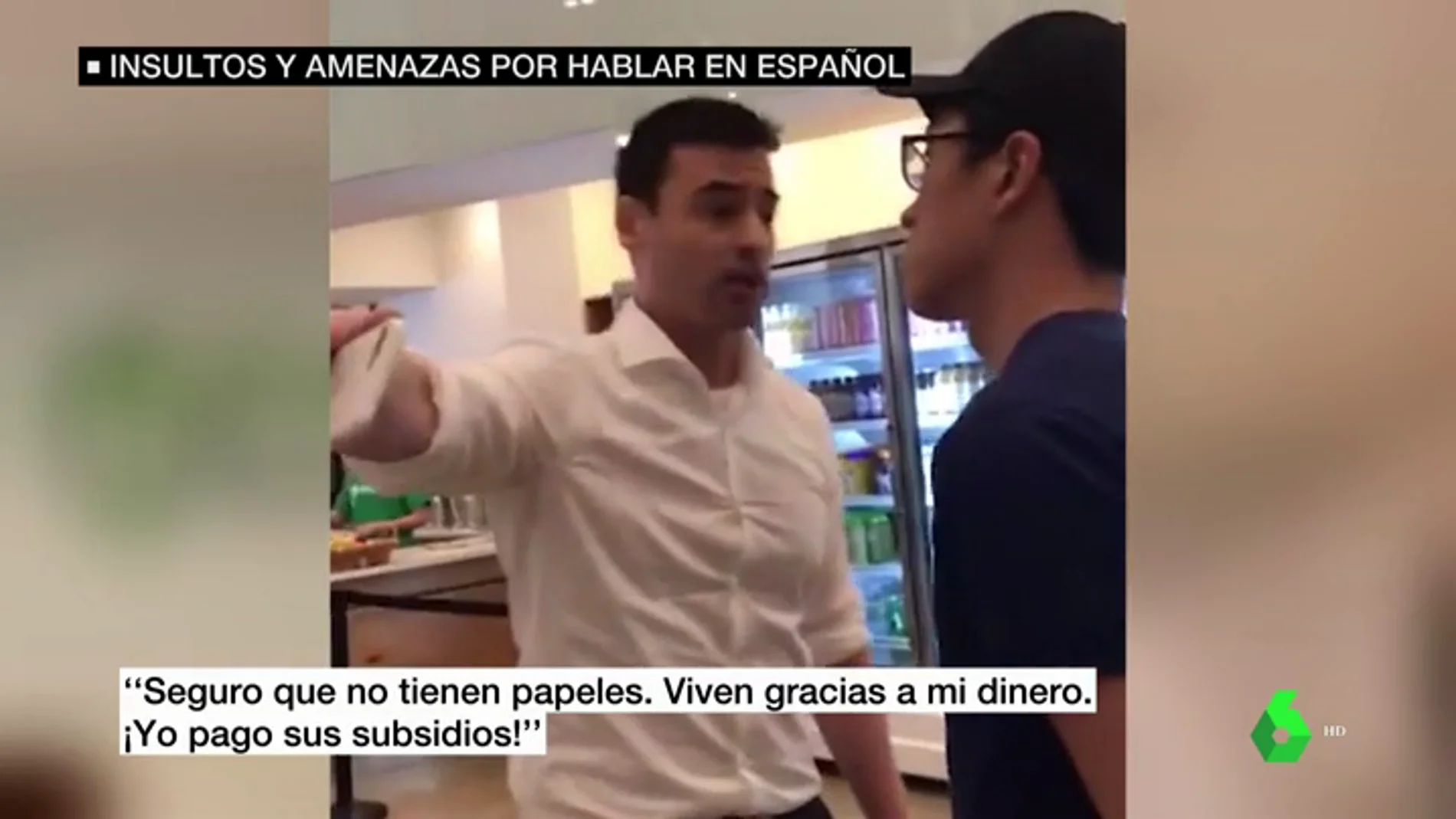 Un conocido abogado estadounidense increpa, insulta y amenaza a empleados de un restaurante por hablar español