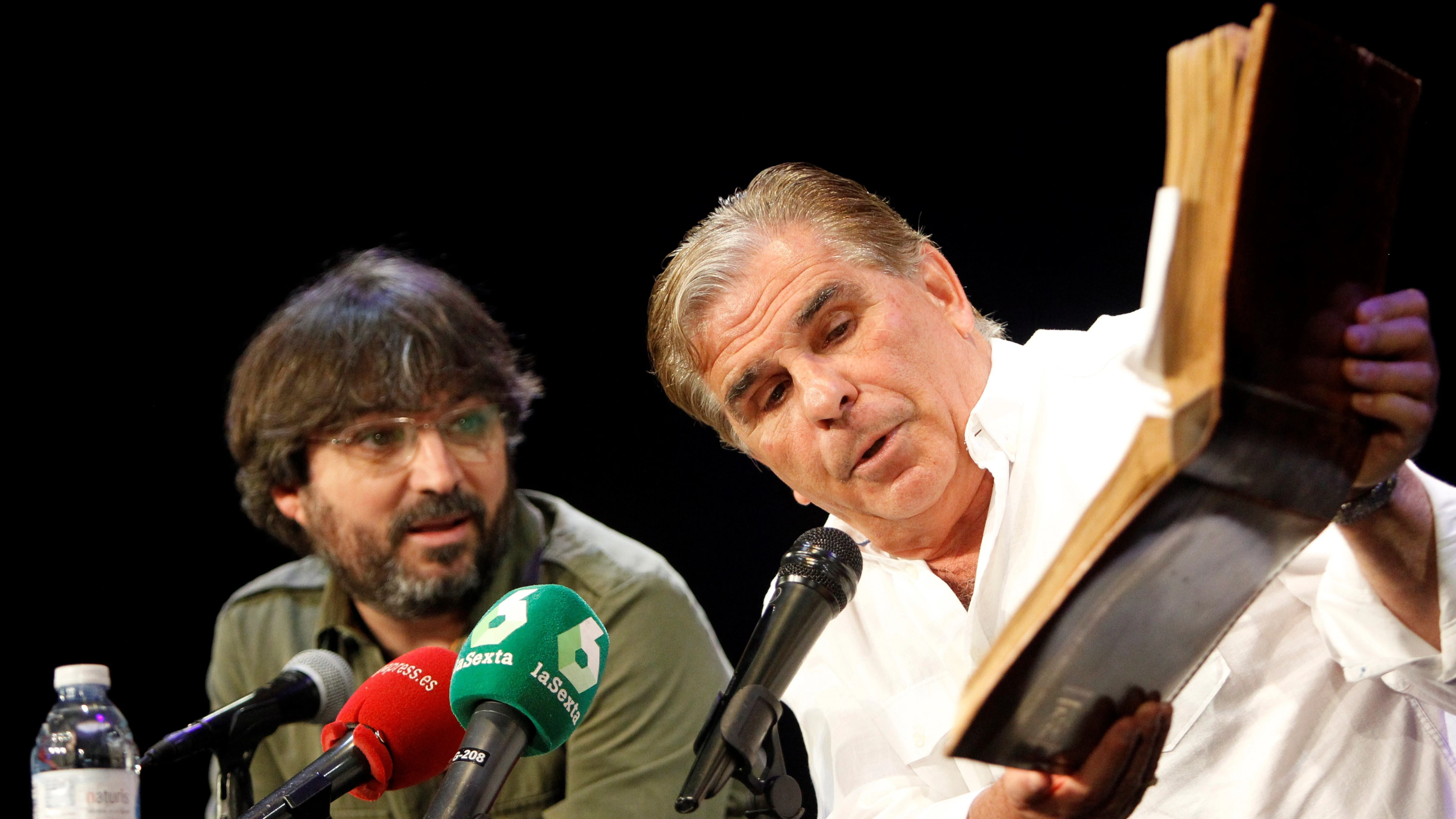 Pedro Ruiz junto a Jordi Évole