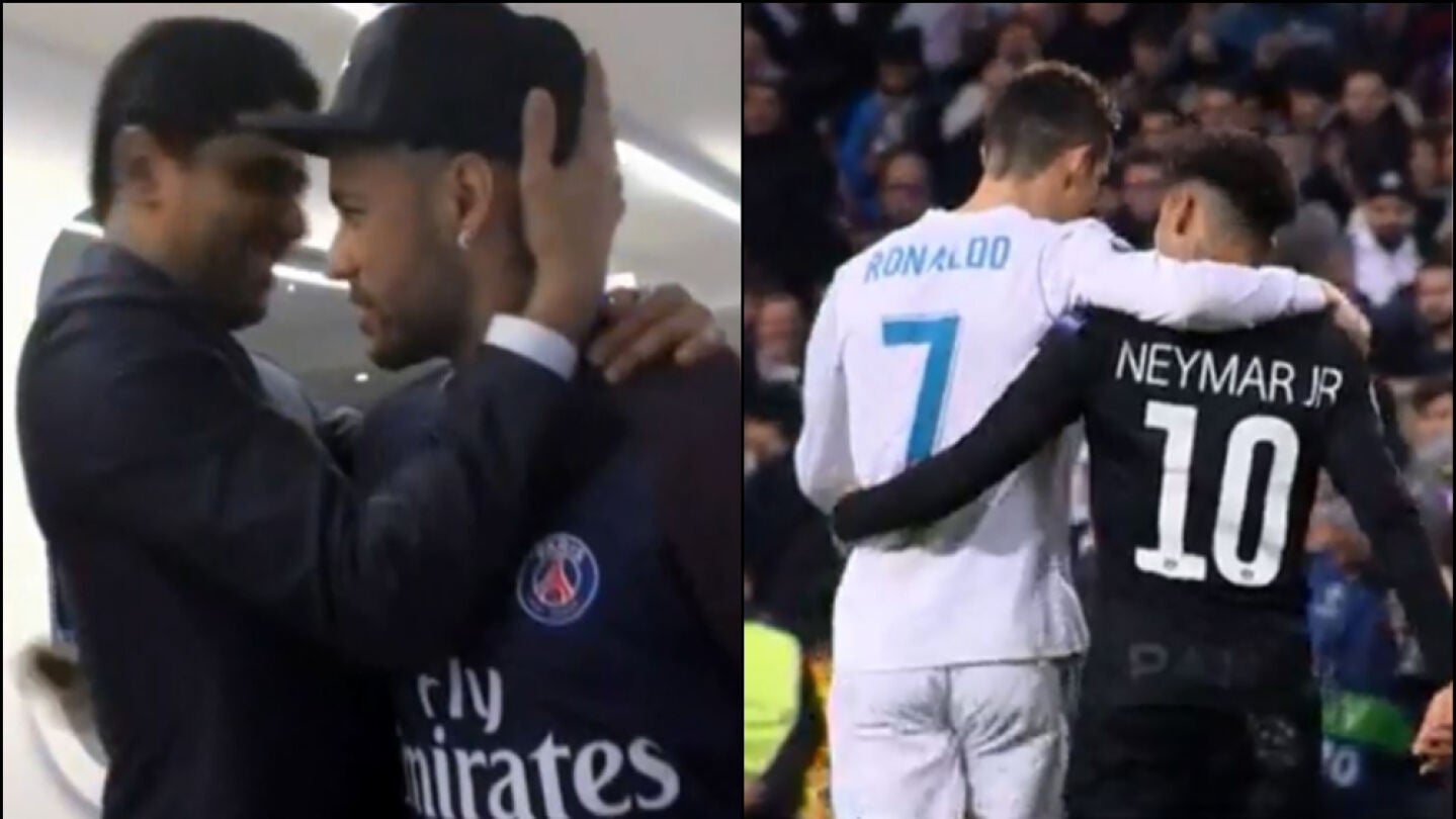 La fr&iacute;a relaci&oacute;n de Neymar con Al-Khelaifi