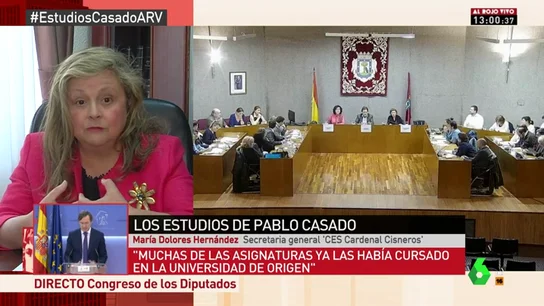María Dolores Hernández, secretaria general del centro Cardenal Cisneros María Dolores Hernández, secretaria general del centro Cardenal Cisneros