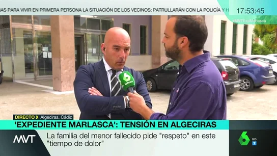ALGECIRASAntonio Barba, abogado de la familia del menor fallecido en Algeciras Antonio Barba, abogado de la familia del menor fallecido en Algeciras