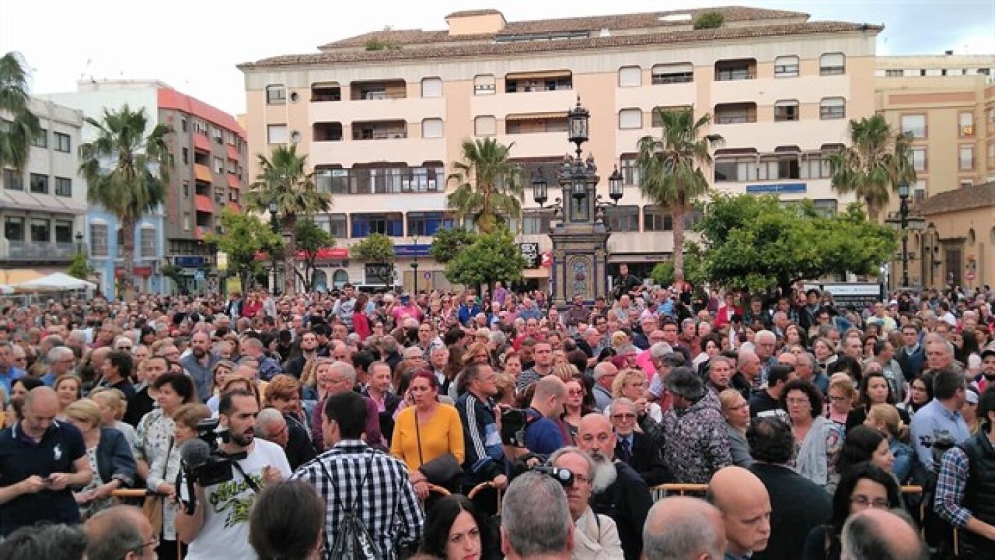 Concentraci&oacute;n contra el narcotr&aacute;fico en Algeciras