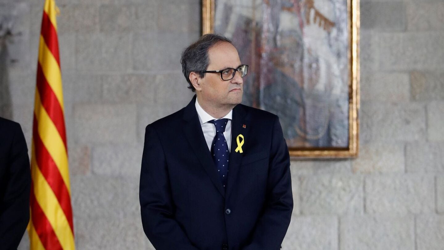 Toma de posesi&oacute;n de Quim Torra