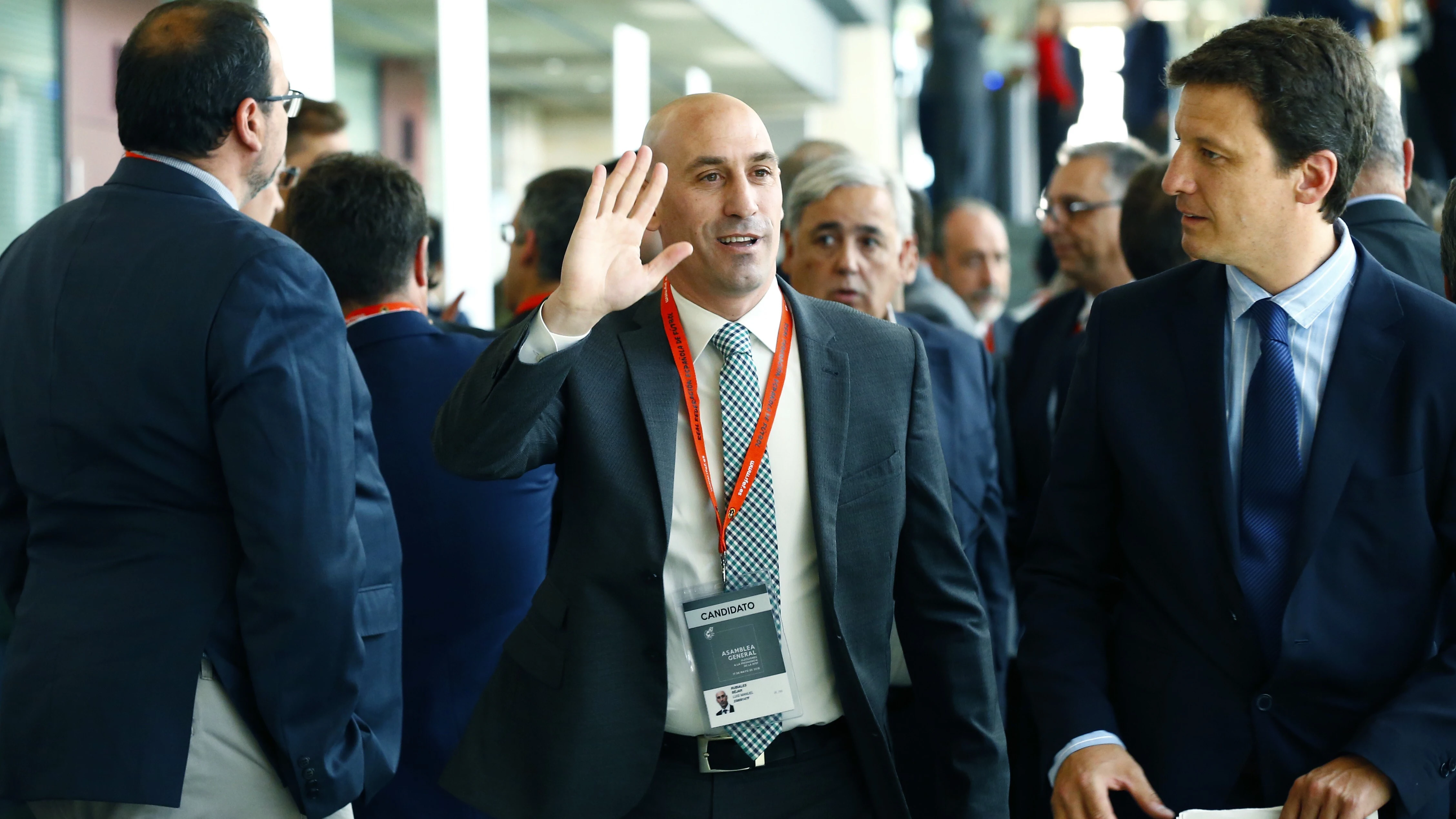 Luis Rubiales, presidente de la Federación Española de Fútbol