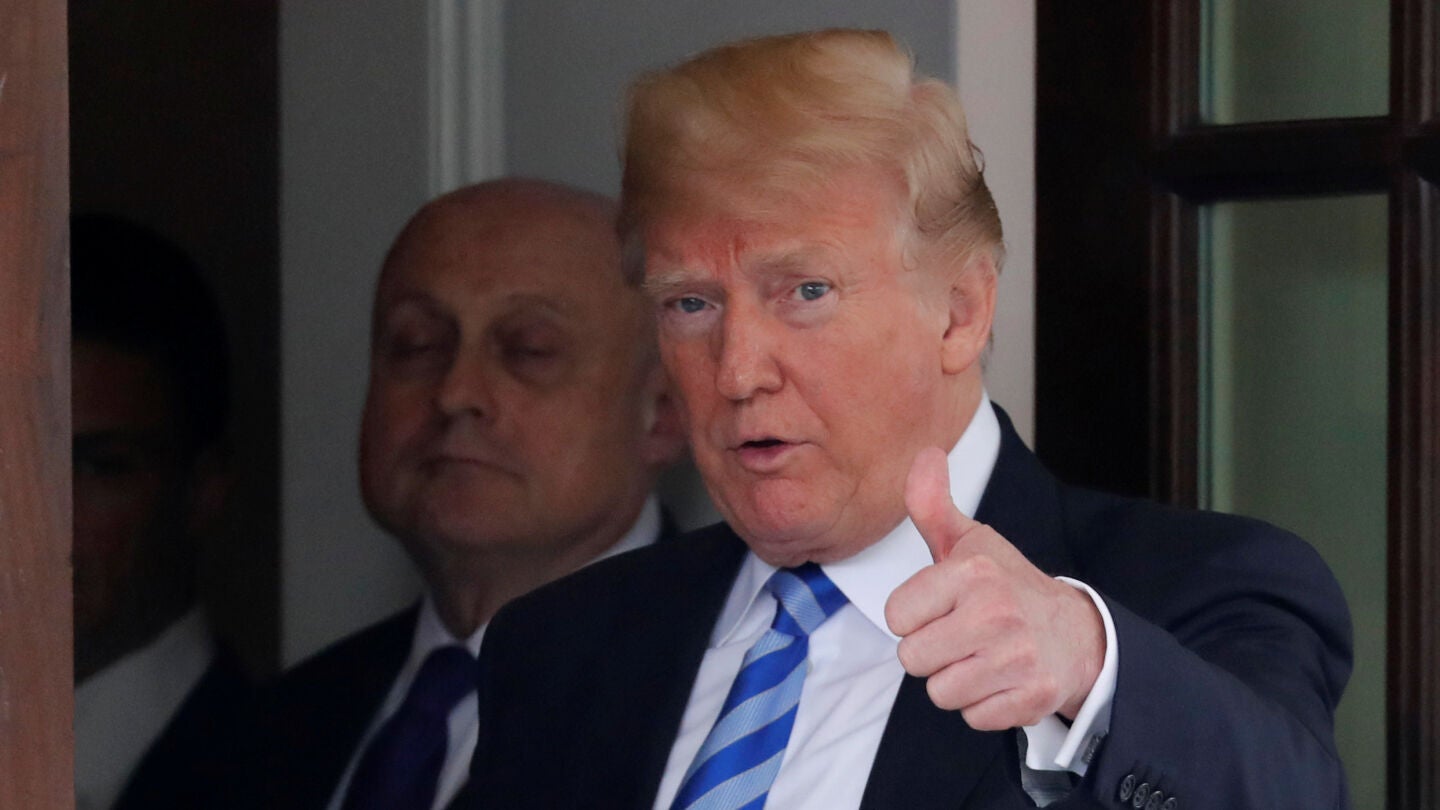 El presidente de Estados Unidos, Donald Trump