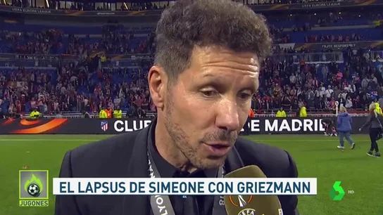 Simeone y su lapsus con Griezmann: "Ojalá esté con nosotros el próximo año, es una pregunta para él" Simeone y su lapsus con Griezmann: "Ojalá esté con nosotros el próximo año, es una pregunta para él"