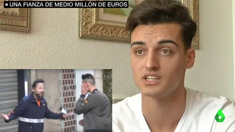 El youtuber del 'cara anchoa' ante las cámaras de laSexta El youtuber del 'cara anchoa' ante las cámaras de laSexta