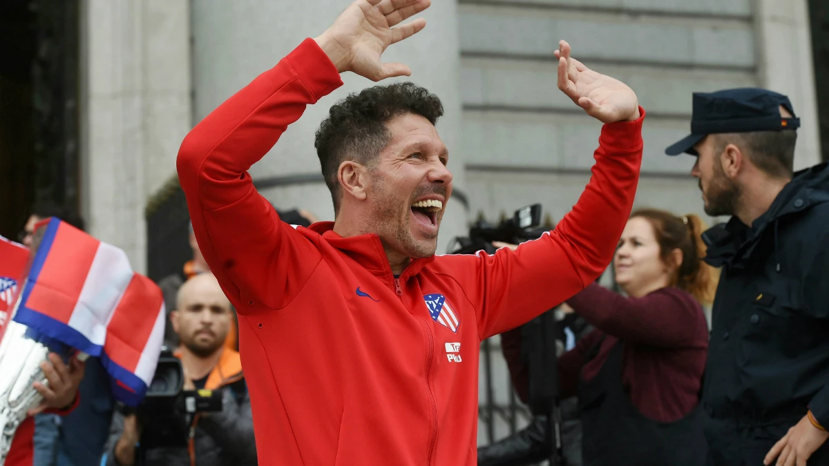 Simeone, de celebración