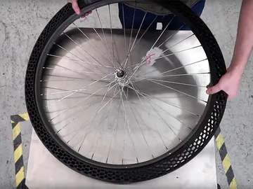 La impresión en 3D no tiene límites: crean una rueda sin aire para bicicletas La impresión en 3D no tiene límites: crean una rueda sin aire para bicicletas