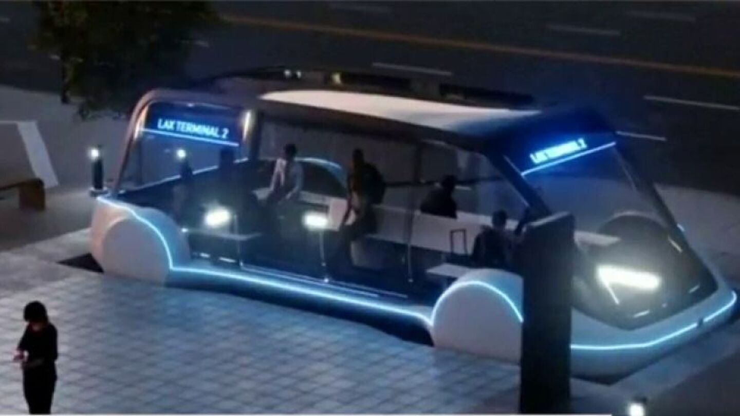 El prototipo del 'Loop', el nuevo transporte del futuro