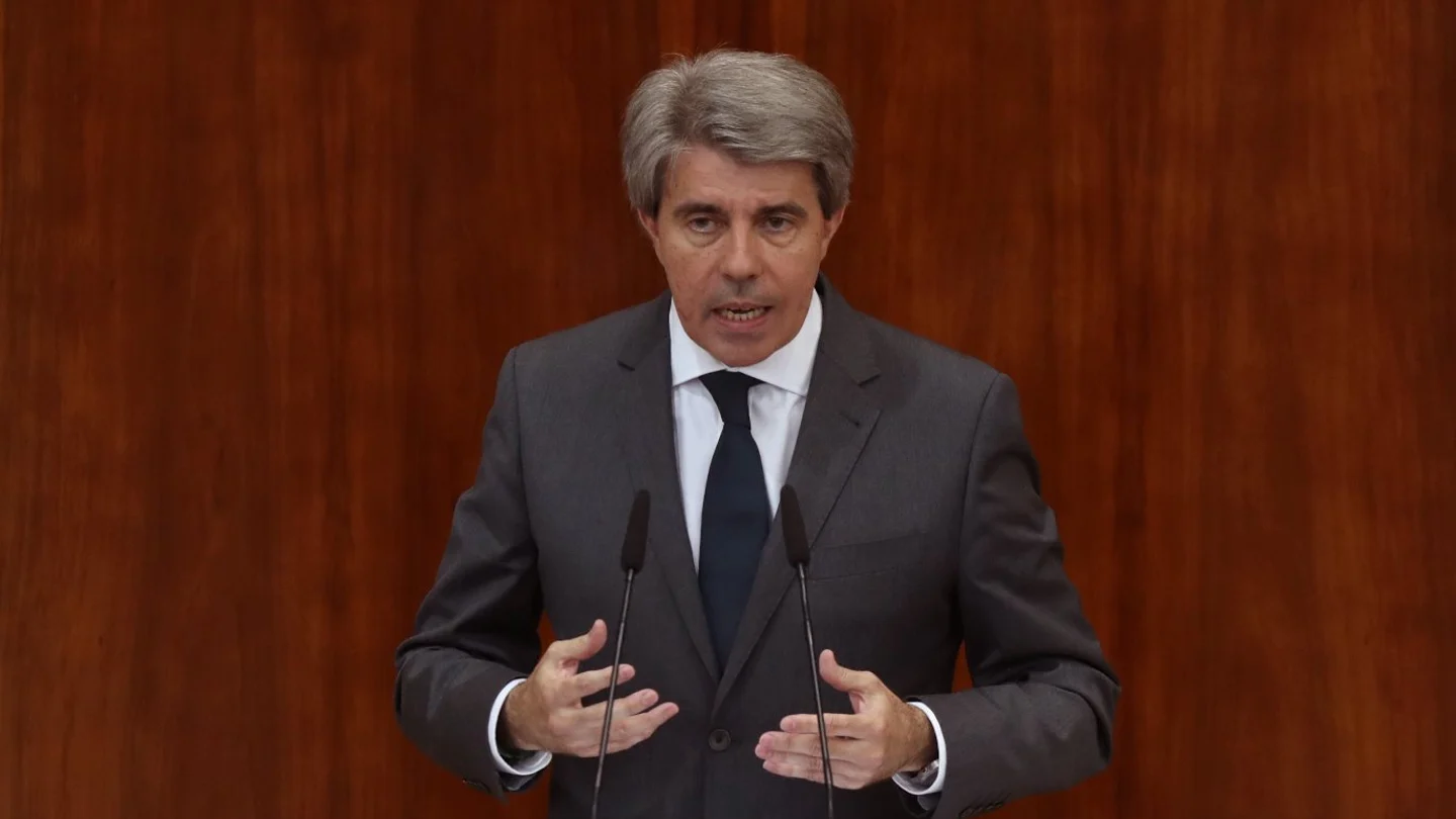 Ángel Garrido en la Asamblea de Madrid Ángel Garrido en la Asamblea de Madrid