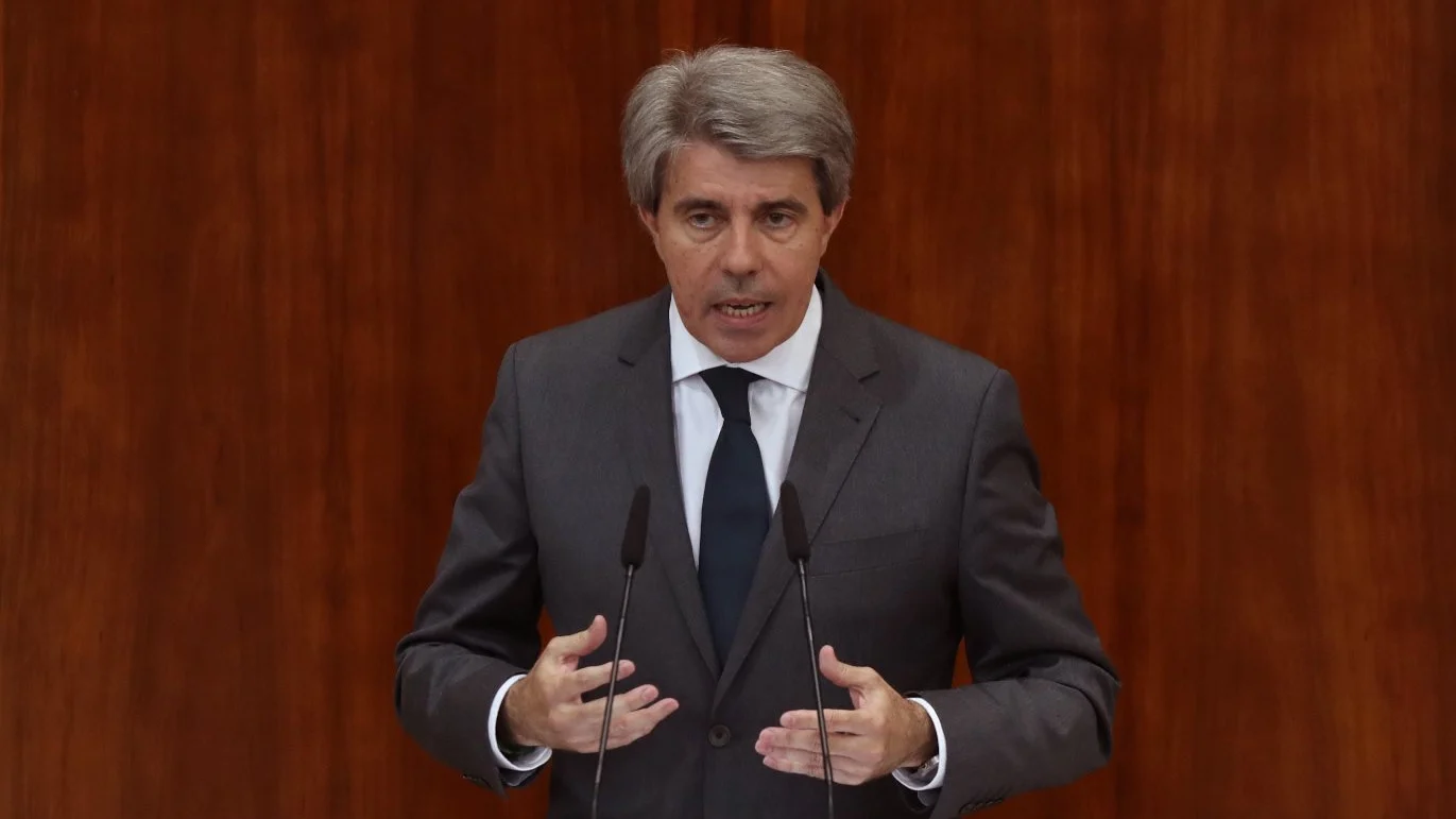 Ángel Garrido en la Asamblea de Madrid