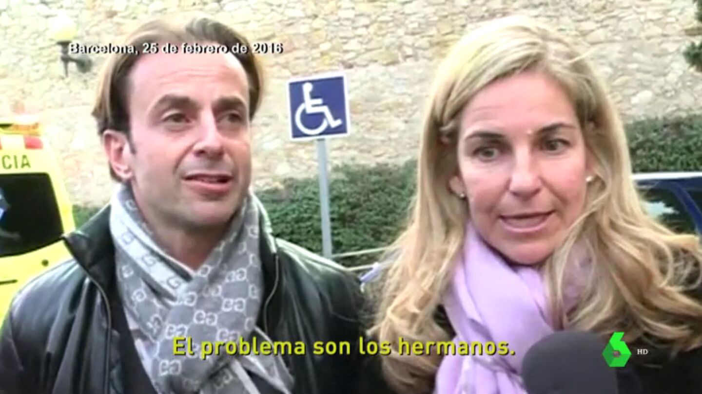 Josep Santacana en el funeral del padre de Arantxa