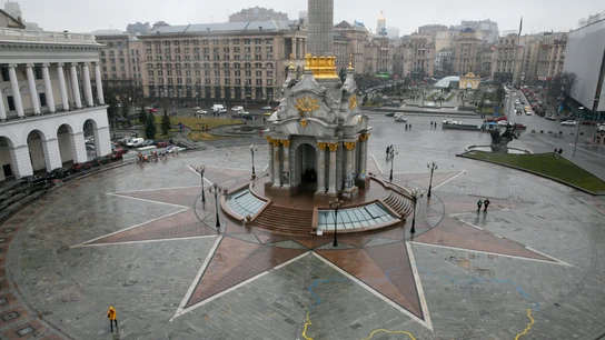 Maidan Nezalezhnosti en Kiev Maidan Nezalezhnosti en Kiev