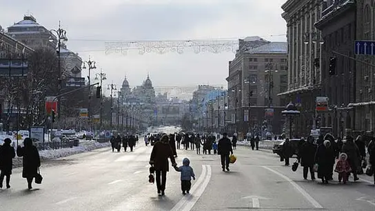 Calle Khreschatyk de Kiev Calle Khreschatyk de Kiev