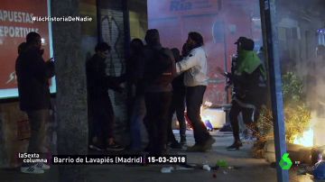 Disturbios en Lavapiés