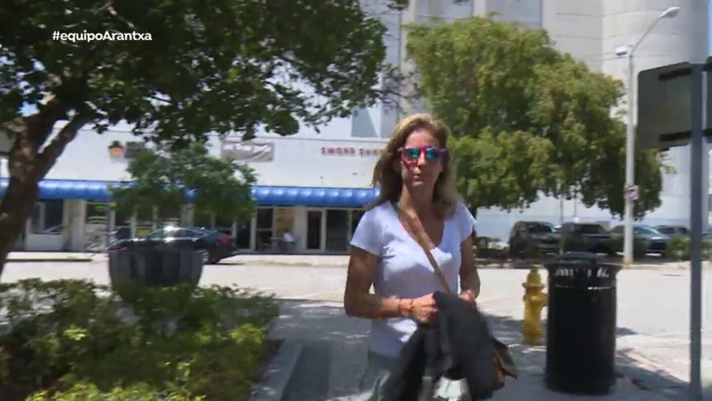 Arantxa S&aacute;nchez Vicario en Miami acudiendo a una de las vistas del proceso
