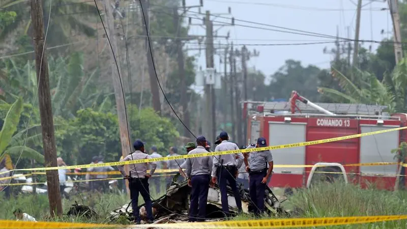 Accidente aéreo en La Habana