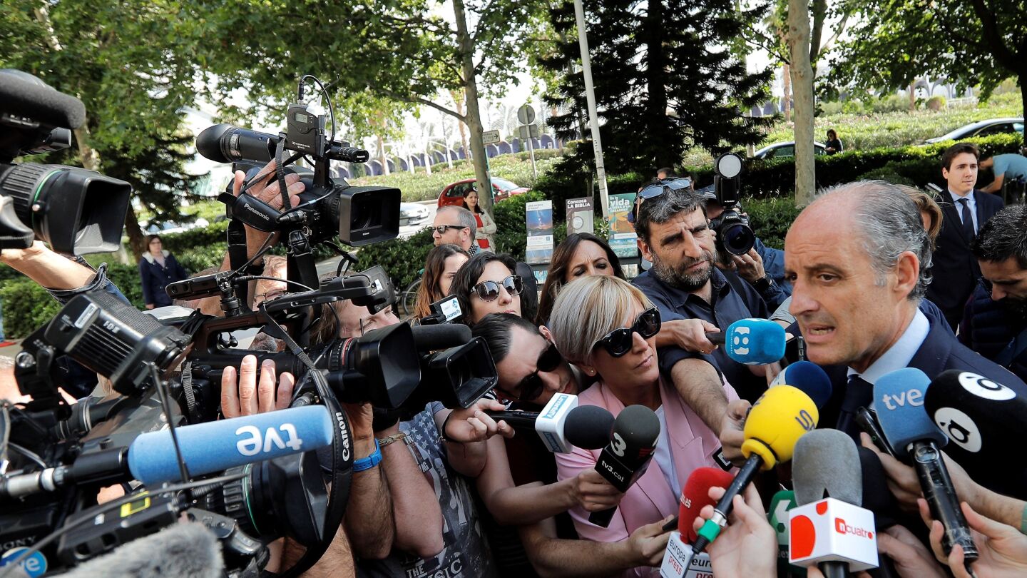 Francisco Camps ante los medios