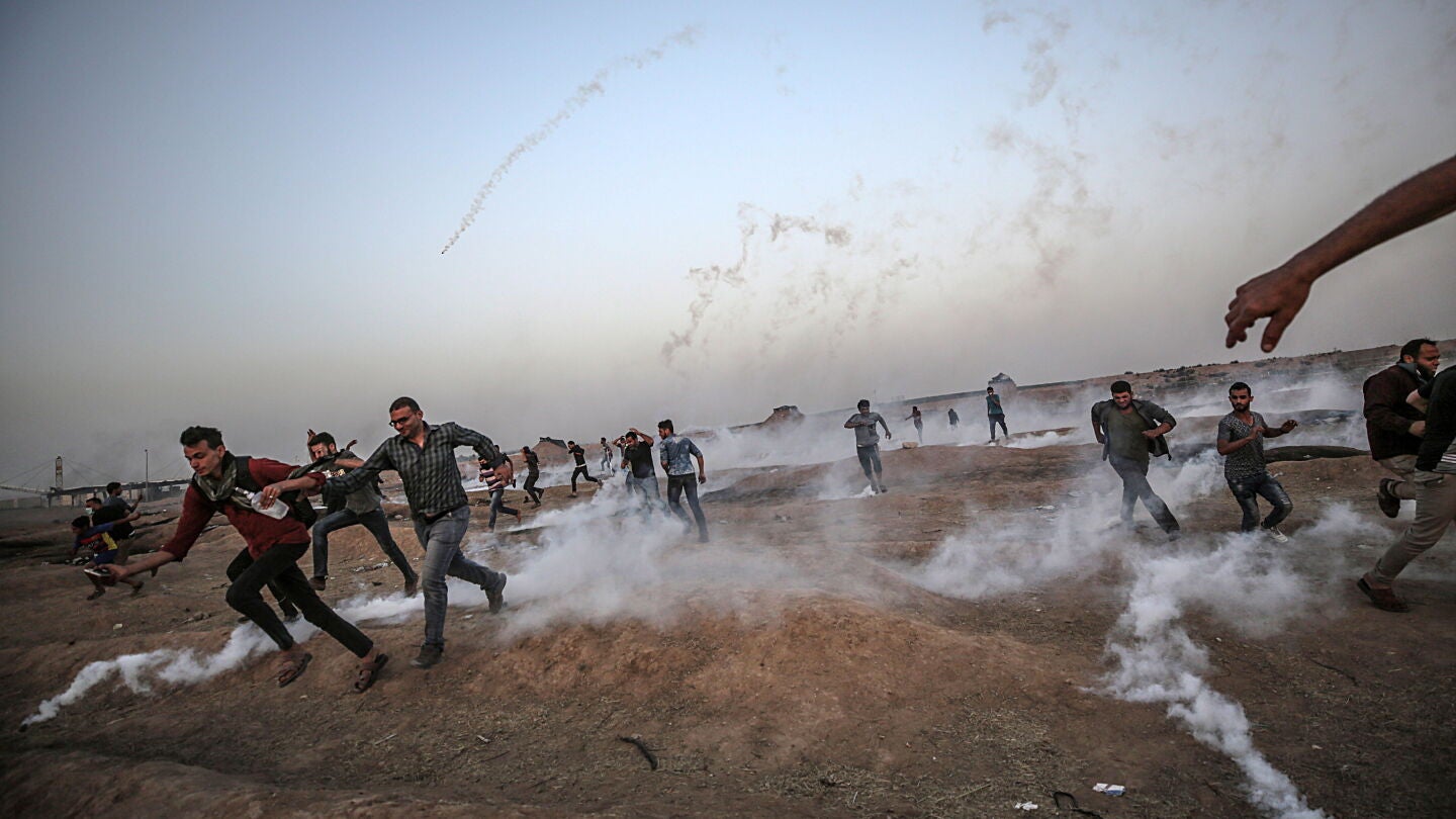 Disturbios en Gaza