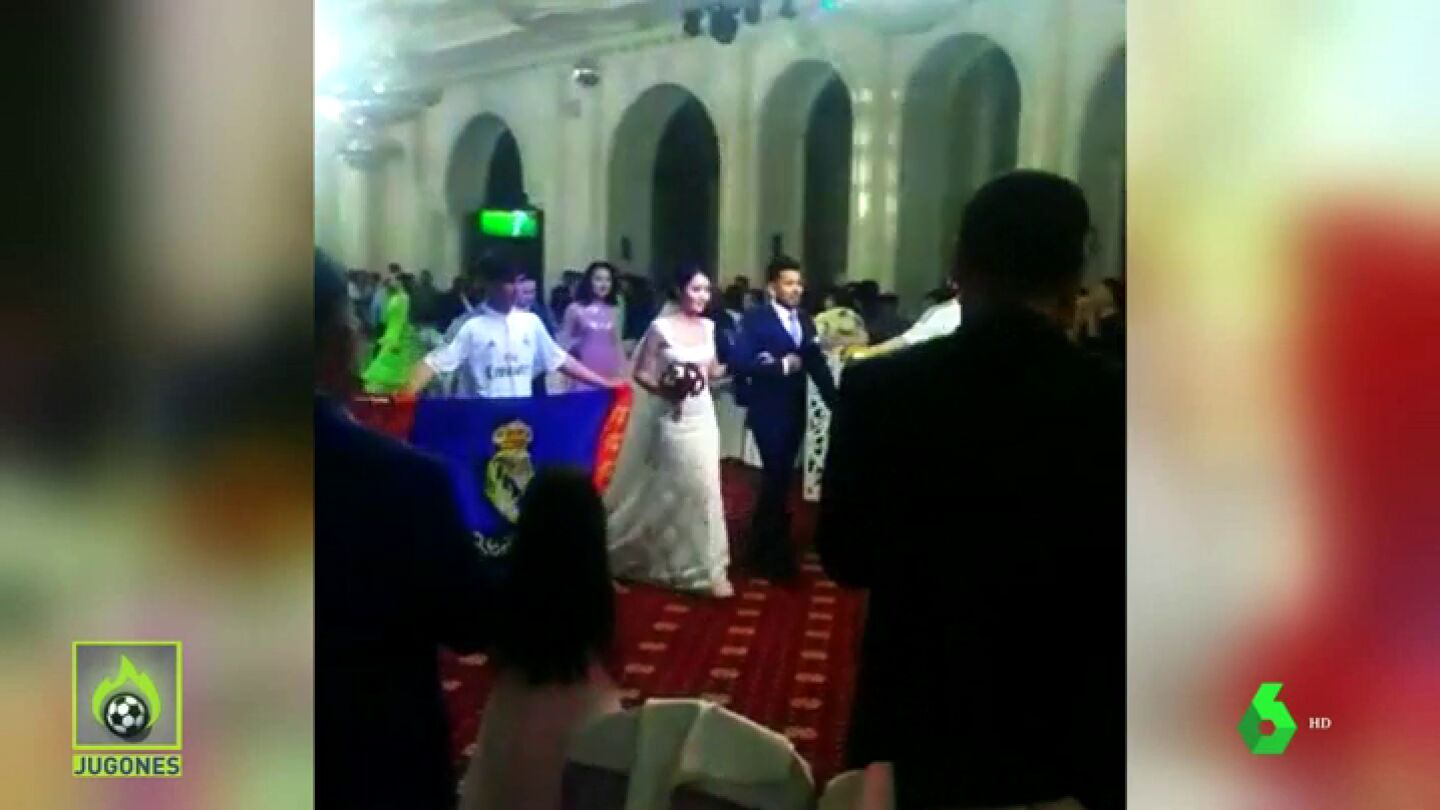 Una pareja de chinos se casan... &iexcl;con el himno del Real Madrid!
