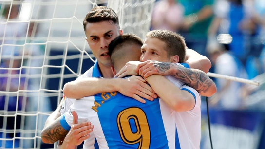 El Leganés celebra un gol El Leganés celebra un gol