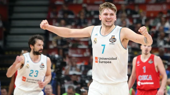 Doncic, con el Real Madrid Doncic, con el Real Madrid