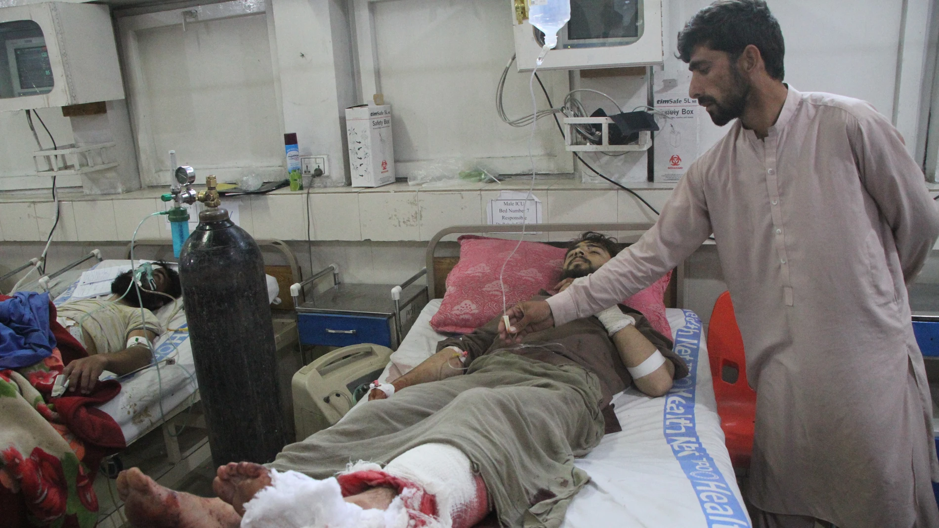 Uno de los heridos tras el atentado en un partido de críquet