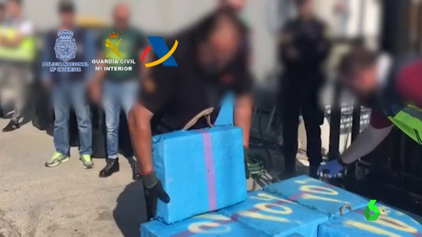 Droga interceptada en la opera