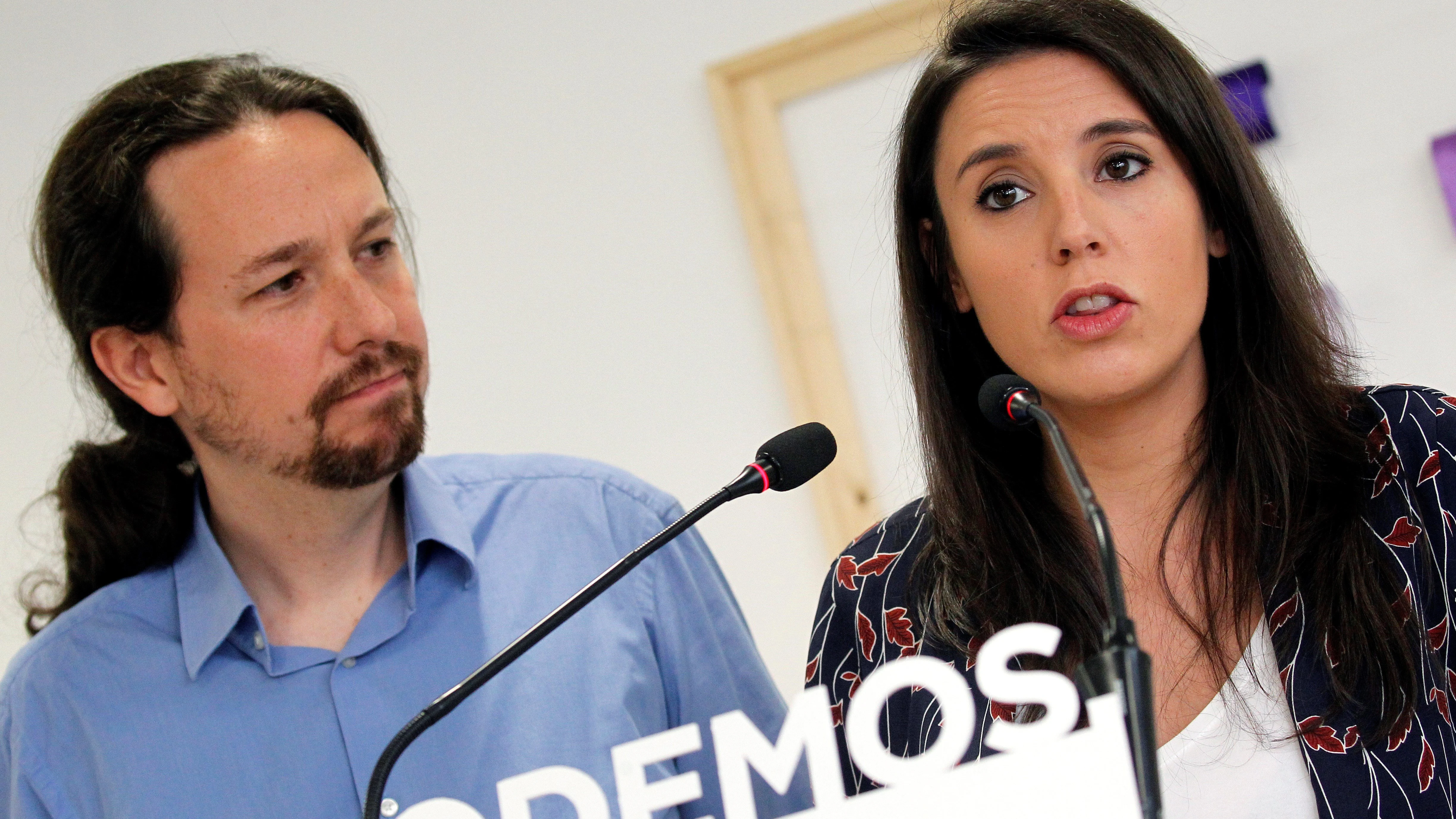 Pablo Iglesias e Irene Montero