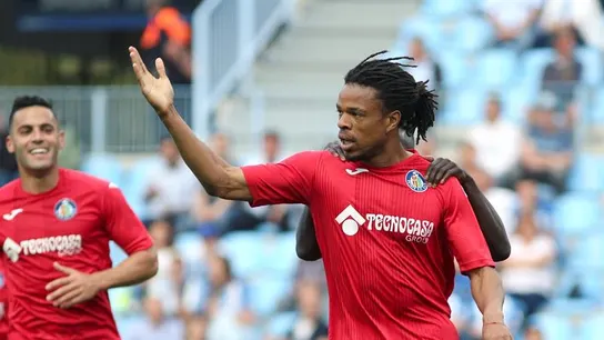 El delantero del Getafe, Remy. El delantero del Getafe, Remy.