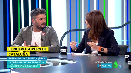 Lorena Roldán y Gabriel Rufián Lorena Roldán y Gabriel Rufián